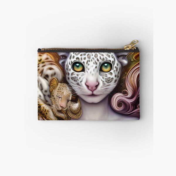 Item preview, Female face  leopard artwork designed and sold by Itzjustlife.