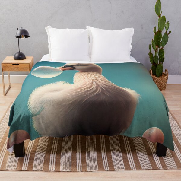 Item preview, Gumball Gander on a Feather Digital Painting designed and sold by CodeAndColors.