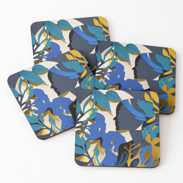 Item preview, Decoupage character art yellow, blue designed and sold by jsebouvi.