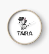 Zebra Tara Clock