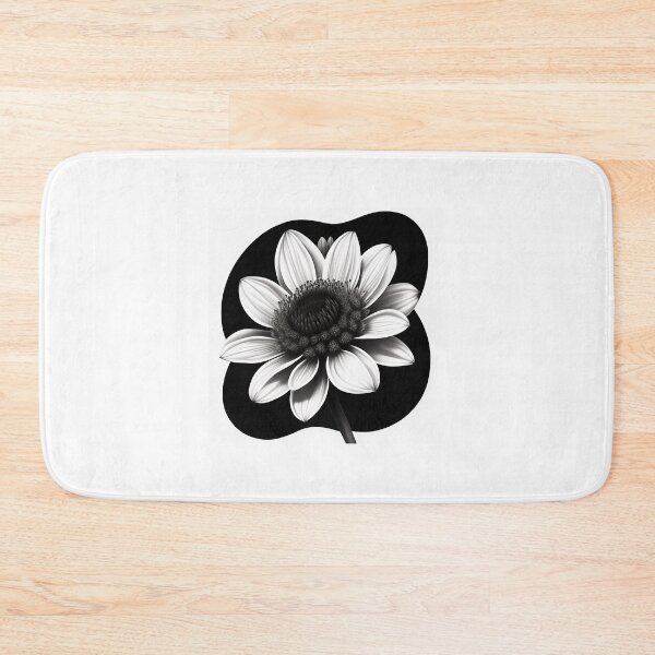Item preview, Girassol Preto e Branco designed and sold by Abstr4ct W0rld.
