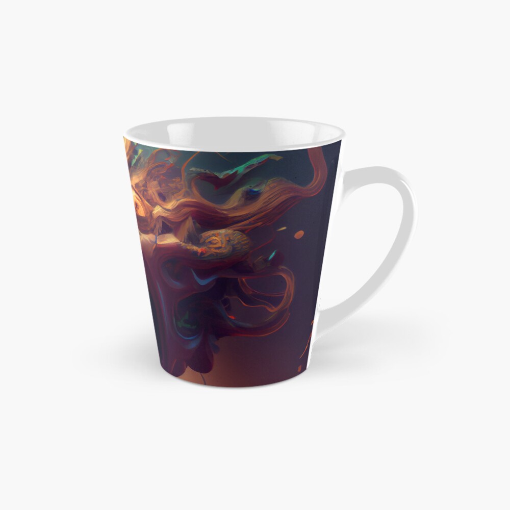 Vista previa del artículo con la obra «Taza cónica», diseñado y vendido por CodeAndColors.