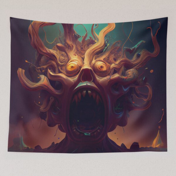 Item preview, Maelstrom of Frustration Digital Painting designed and sold by CodeAndColors.