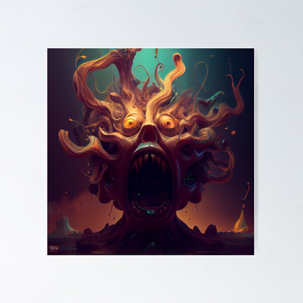 Item preview, Maelstrom of Frustration Digital Painting designed and sold by CodeAndColors.