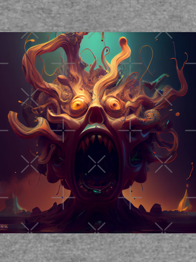 Thumbnail 6 von 6, Leichter Pullover, Maelstrom of Frustration Digital Painting designt und verkauft von CodeAndColors.