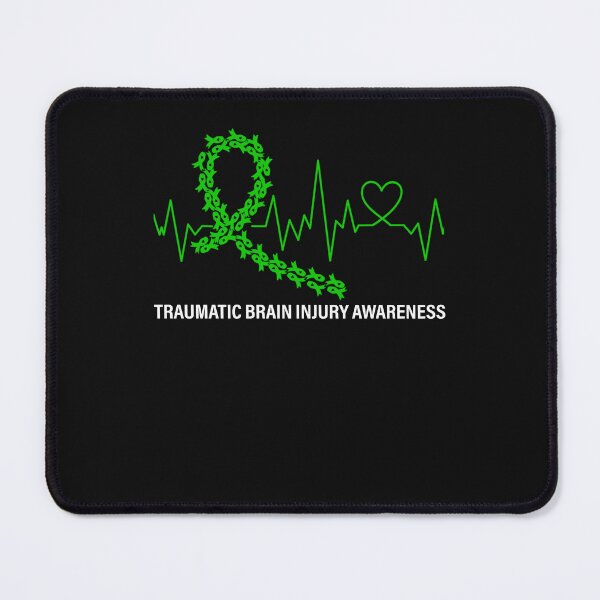 Item preview, Traumatic Brain Injury Survivor Heartbeat TBI Warrior designed and sold by wiltzhirth.