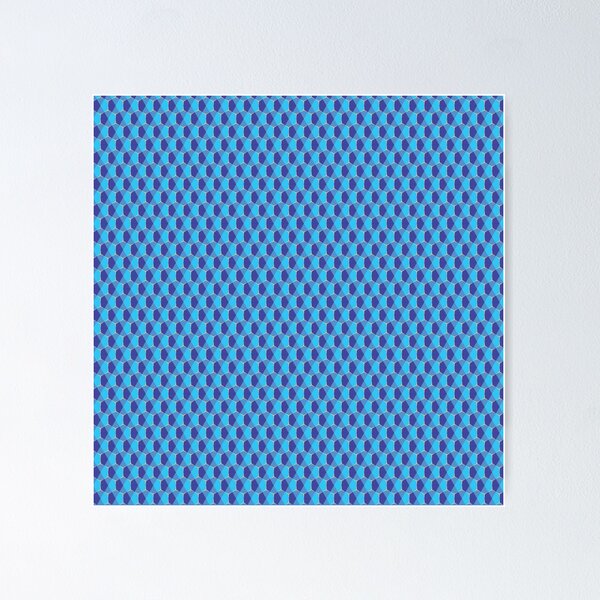 Item preview, Hexagonal Pattern in Sky Blue designed and sold by srelite01art.
