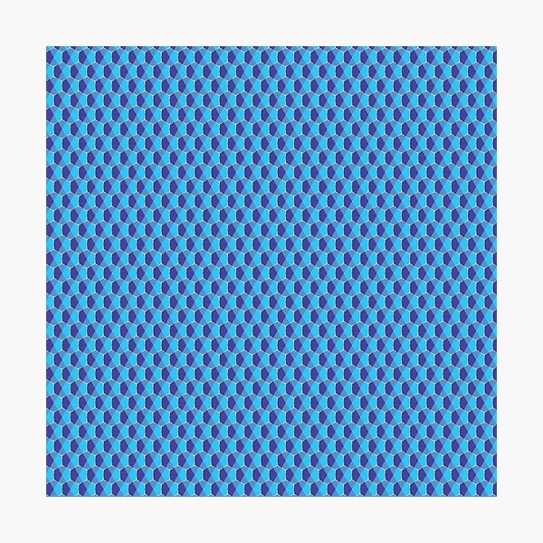 Item preview, Hexagonal Pattern in Sky Blue designed and sold by srelite01art.