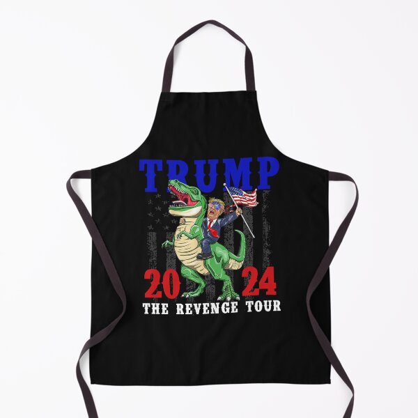 Item preview, Trump 2024 The Revenge Tour Riding Dinosaur American Flag designed and sold by wiltzhirth.