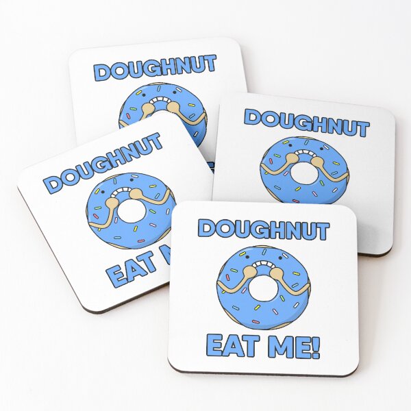 Item preview, Doughnut eat me! Funny food pun, dont eat me! Blue Donut designed and sold by RiciPaneto.
