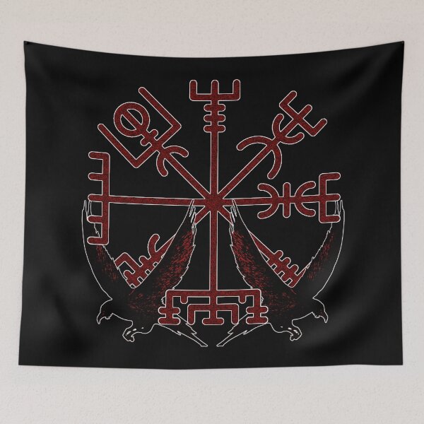 Item preview, Vegvisir and Ravens of Odin designed and sold by Faust-ART.