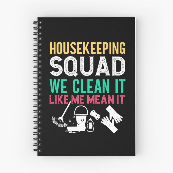 Item preview, Housekeeping Squad Funny Cleaning Humor Cleaner Cute Tee designed and sold by PilaStudio.