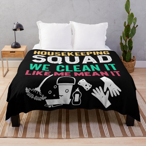 Item preview, Housekeeping Squad Funny Cleaning Humor Cleaner Cute Tee designed and sold by PilaStudio.