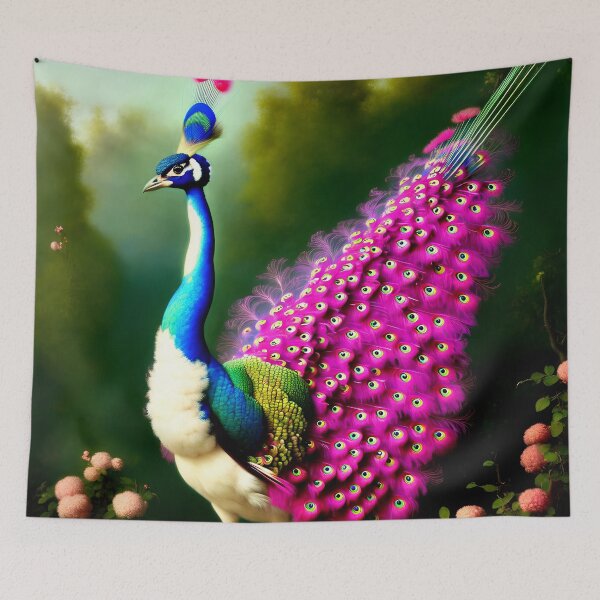 Item preview, Oil painting peacock  designed and sold by AdrianKulawik.