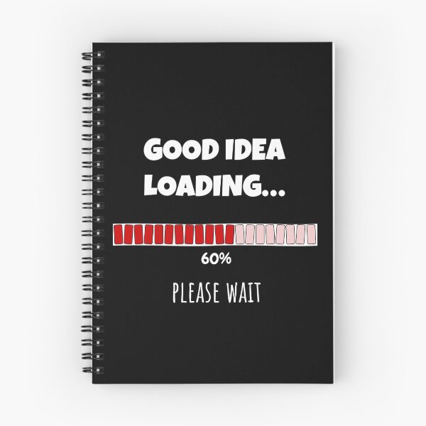 Item preview, Good Idea Loading... Please wait | Funny and witty loading bar text design designed and sold by ArtworkbyEmmy.