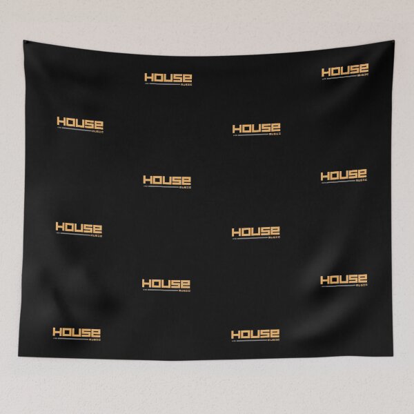 Item preview, House Music Logo designed and sold by Miragetees.