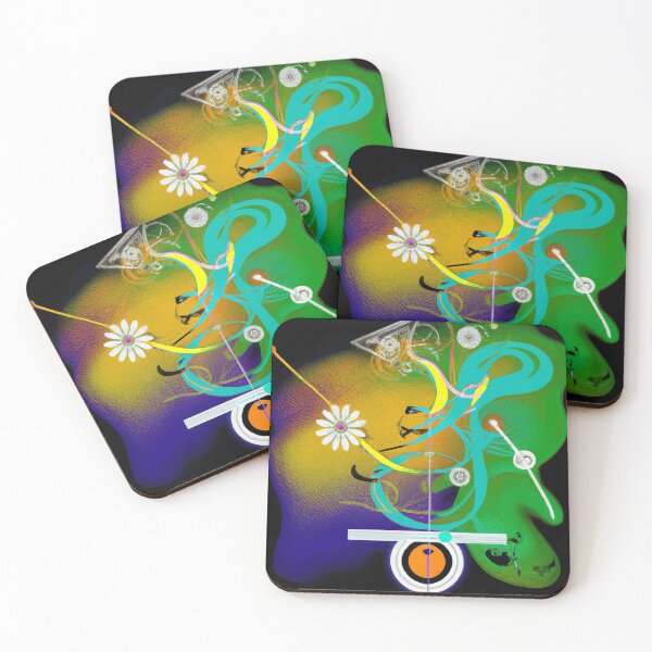 Item preview, Abstract Five Elements Symbolism | Modern Art designed and sold by funnyhalloween.