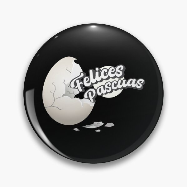 Item preview, Felices Pascuas Happy Easter Spanish text - Feliz Pascua - funny easter cracked egg  designed and sold by ALLURE-minimal.