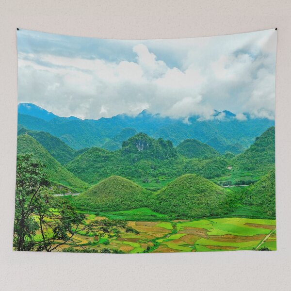 Item preview, Vietnam - Road from Ha Giang to Dong Van. paddy field designed and sold by franck380.