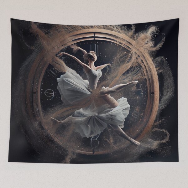 Aperçu de l'œuvre An Osmotic Dance Through Time Digital Painting créée et vendue par CodeAndColors.