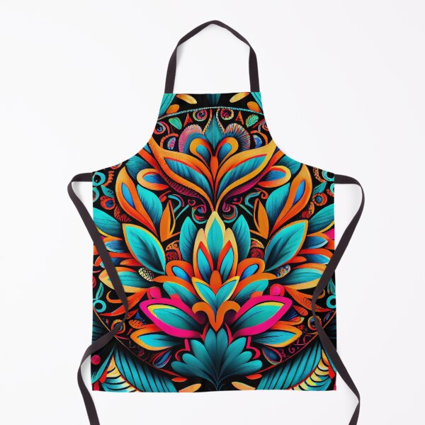 Artikelvorschau, Colorful Exotic Latin Pattern Digital Painting entworfen und verkauft von CodeAndColors.
