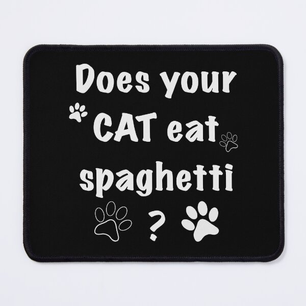 Item preview, Cat eating spaghetti designed and sold by Xatutik.art.