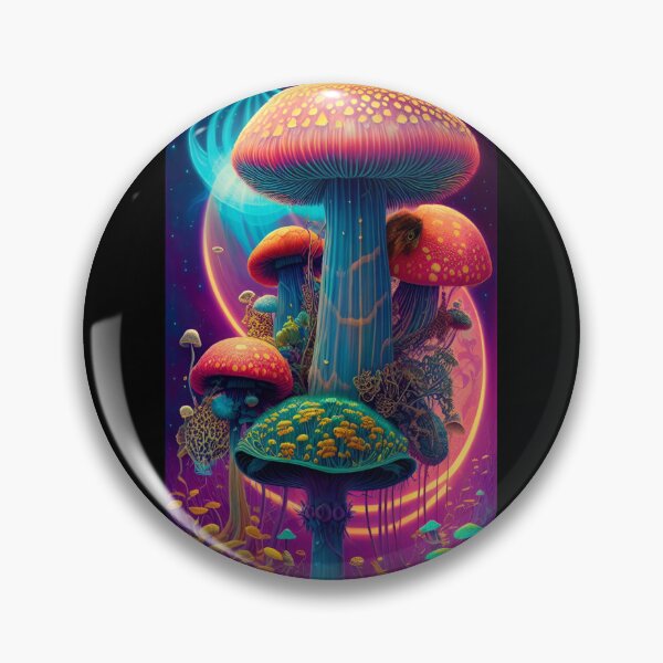 Item preview, A.I INK | Bioluminescent Mushroom Aesthetic  designed and sold by AI-INK.