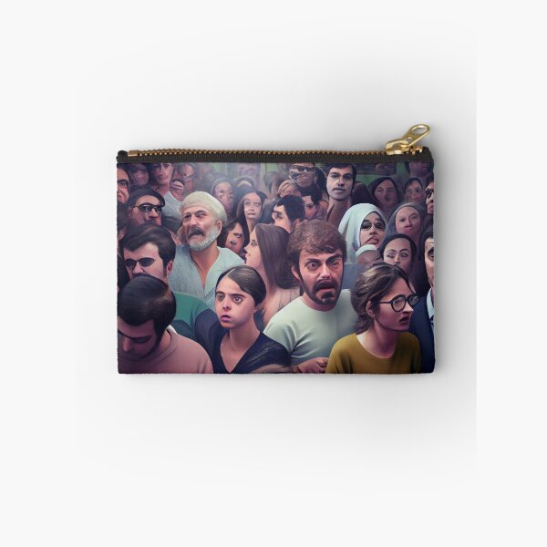 Item preview, The Diaphanous Crowd at the Dentists Digital Painting designed and sold by CodeAndColors.