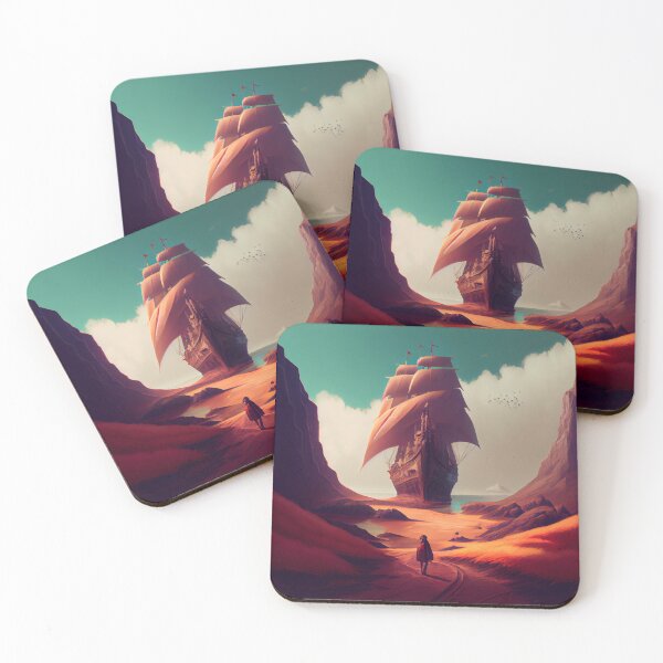 Item preview, A Journey Through Unexpected Lands Digital Painting designed and sold by CodeAndColors.