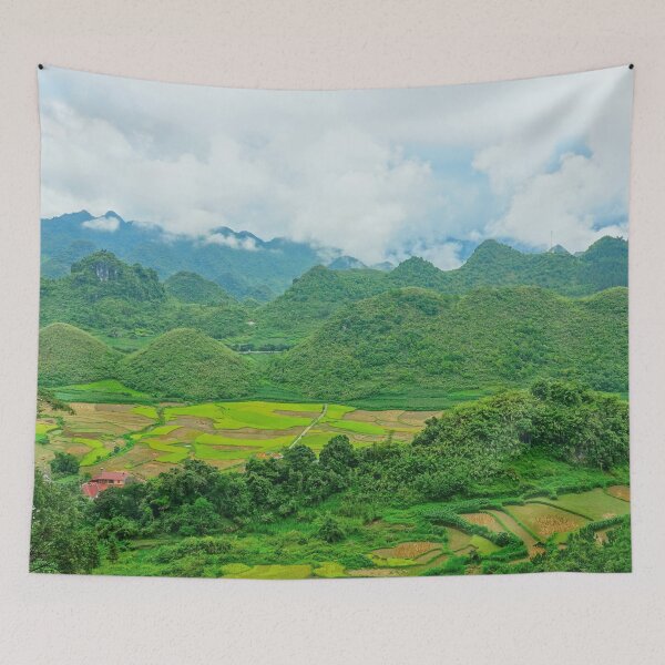 Item preview, Vietnam - Road from Ha Giang to Dong Van. paddy field designed and sold by franck380.
