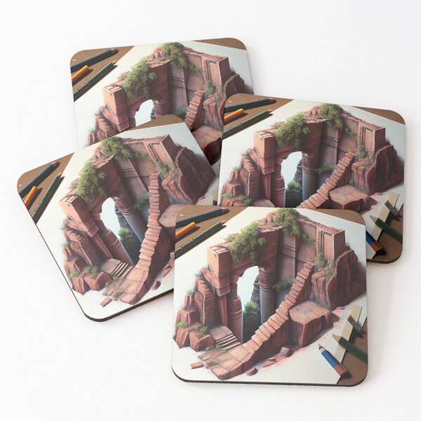 Item preview, Brick Pencil and the Ravine Digital Painting designed and sold by CodeAndColors.