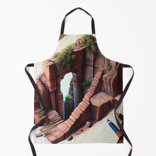 Item preview, Brick Pencil and the Ravine Digital Painting designed and sold by CodeAndColors.