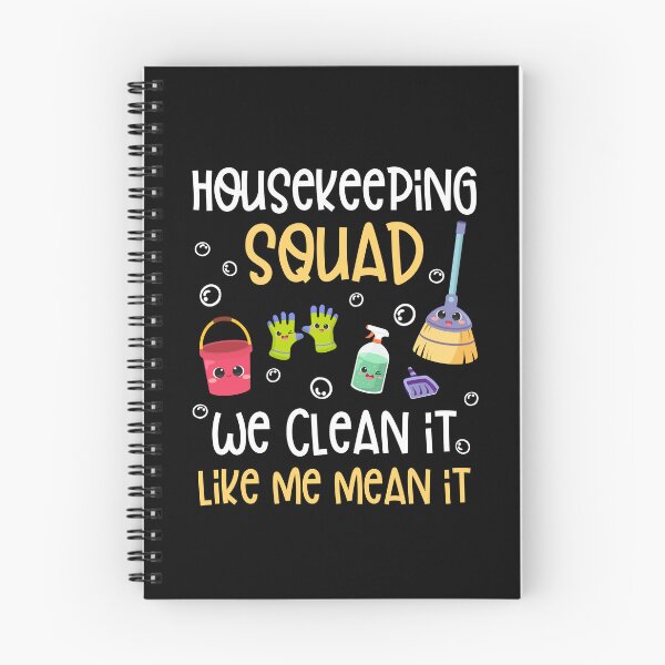 Item preview, Housekeeping Squad Funny Cleaning Humor Cleaner Cute Tee designed and sold by PilaStudio.