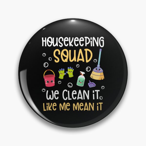 Item preview, Housekeeping Squad Funny Cleaning Humor Cleaner Cute Tee designed and sold by PilaStudio.