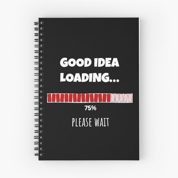 Item preview, Good Idea Loading... Please wait | Funny and witty loading bar text design designed and sold by ArtworkbyEmmy.