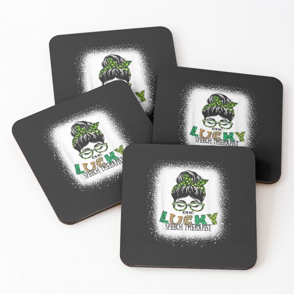 Item preview, One Lucky Speech Therapist Bleached designed and sold by hangoxinhxan.