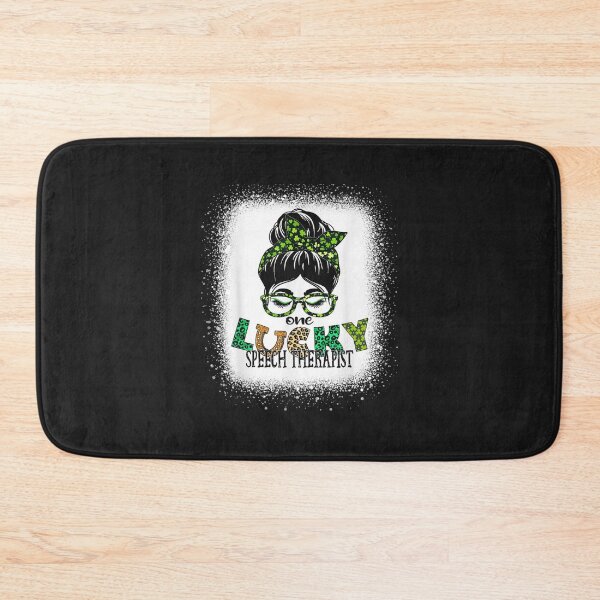 Item preview, One Lucky Speech Therapist Bleached designed and sold by hangoxinhxan.