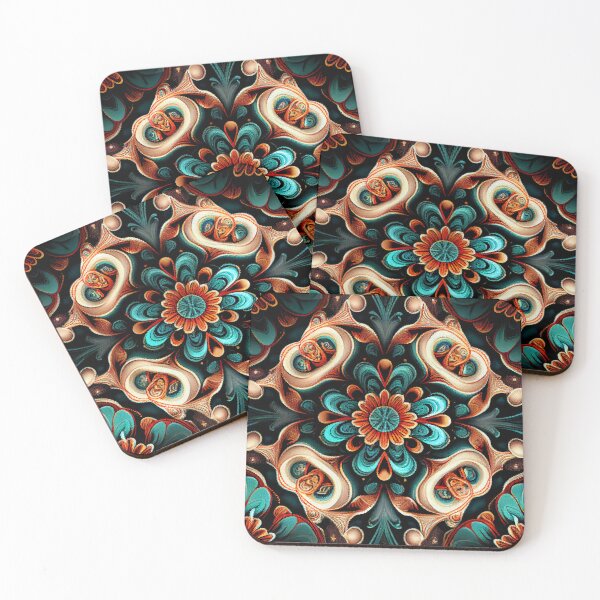 Item preview, Formal Crafty Dazzling Eclectic Pattern Digital Painting designed and sold by CodeAndColors.