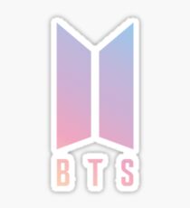 BTS LOGO Ombre Sticker