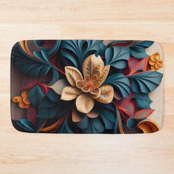 Item preview, Three Dimensional Aesthetic Floral Pattern Digital Painting designed and sold by CodeAndColors.