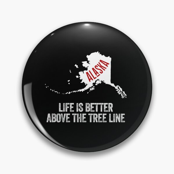 Item preview, ALASKA TREE LINE state USA pride United States   designed and sold by w1ckerman.