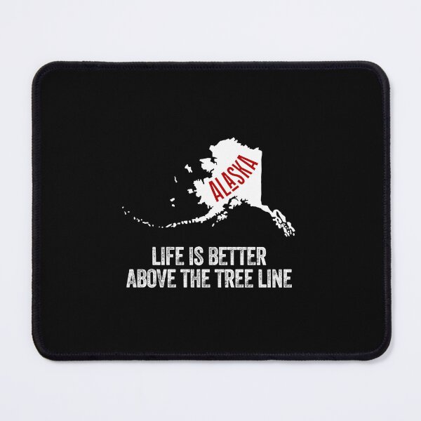 Item preview, ALASKA TREE LINE state USA pride United States designed and sold by w1ckerman.