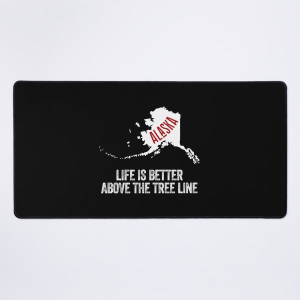 Item preview, ALASKA TREE LINE state USA pride United States designed and sold by w1ckerman.