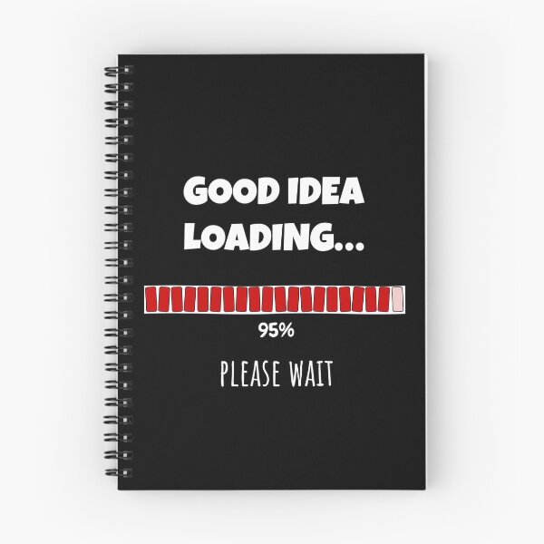 Item preview,  Good Idea Loading... Please wait | Funny and witty loading bar text design designed and sold by ArtworkbyEmmy.