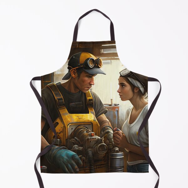 Artikelvorschau, Conversing Over a Wrench and Honey Digital Painting entworfen und verkauft von CodeAndColors.