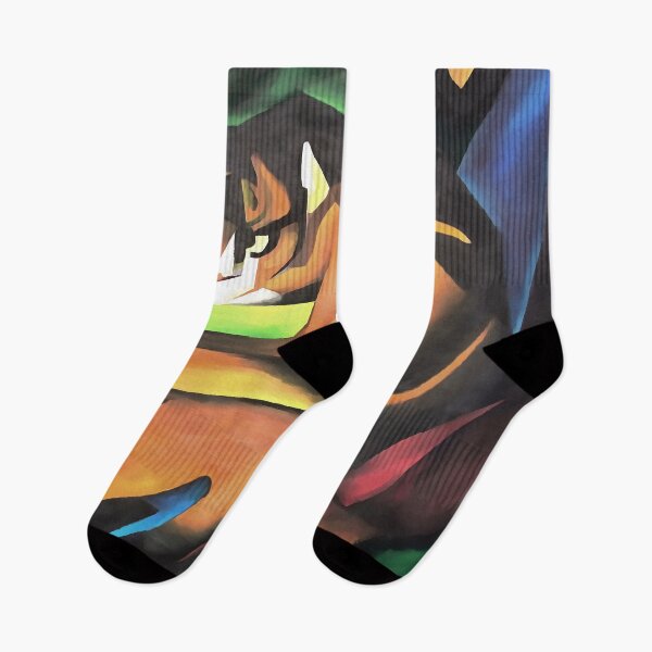 Item preview, Tiger In Geometric Art Style designed and sold by taiche.