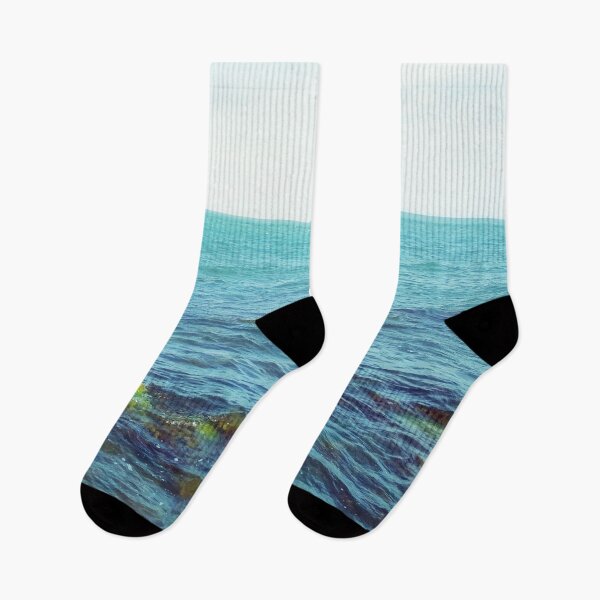 Item preview, Wavy Black Sea with some underwater stones  designed and sold by helenkaiy.