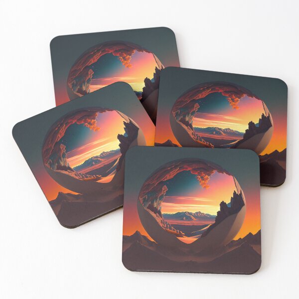 Item preview, Expanding Horizons at Sunset Digital Painting designed and sold by CodeAndColors.