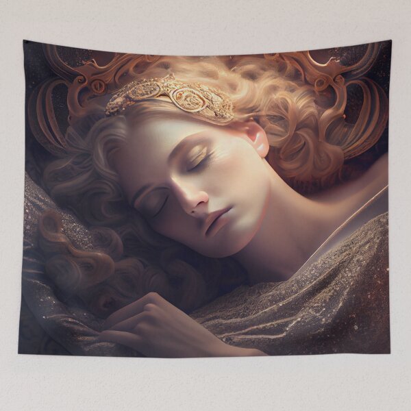 Item preview, Exquisite Slumbers Glistening Dalliance Digital Painting designed and sold by CodeAndColors.