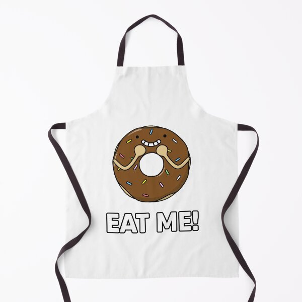 Item preview, Happy Donut, Eat Me! Funny food pun, eat me! Brown Color Doughnut designed and sold by RiciPaneto.